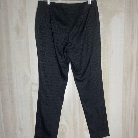 Vince Camuto black patterned pants slacks, size 4 - Picture 11 of 15
